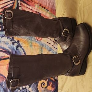 Frye Veronica Calf Height Slouch Boots